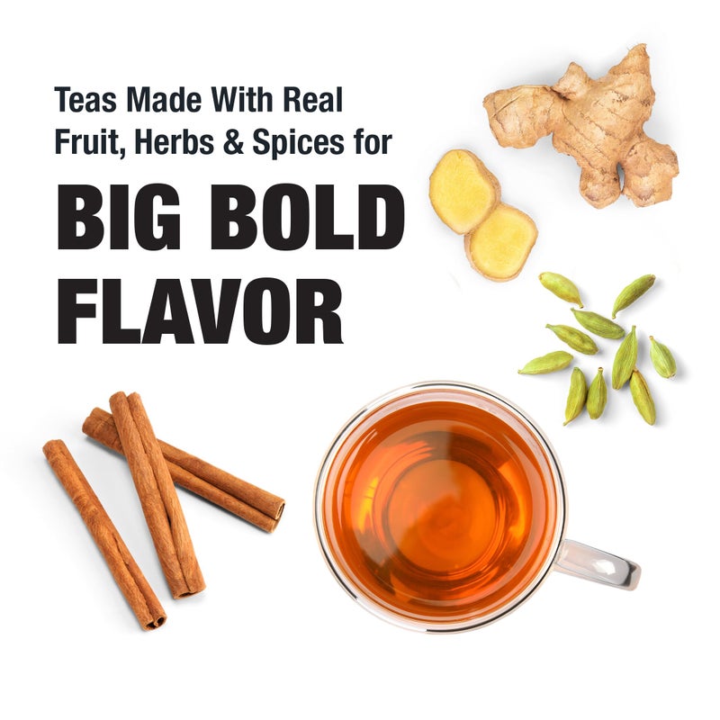 Tiesta Tea - Chai Love, Loose Leaf, Spiced Chai Black Tea, Premium High Caffeinated Blend, Make Hot or Iced & Brews Up to 200 Cups, 16 Ounce Resealable Bulk Pouch - Image 4